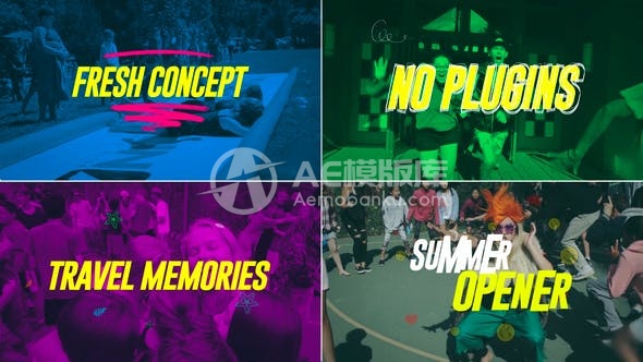 29898假日开场者 AE模版