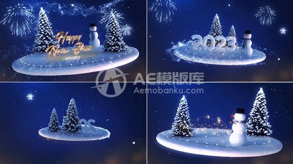 29899快乐新年 AE模版