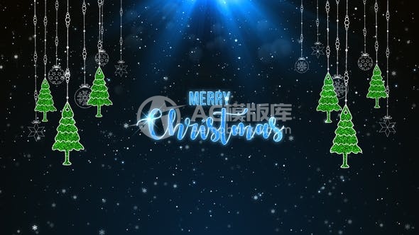 29900圣诞祝福AE模版