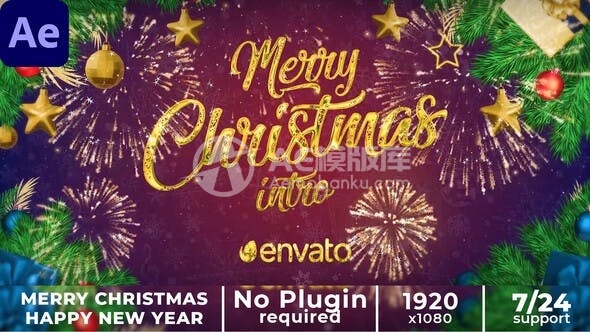 29936圣诞引子 / 新年引子 / 圣诞引子 AE模版