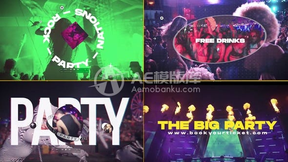 29960疯狂派对 AE模版