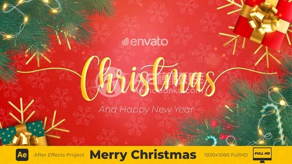 29979圣诞快乐 | 新年快乐 AE模版