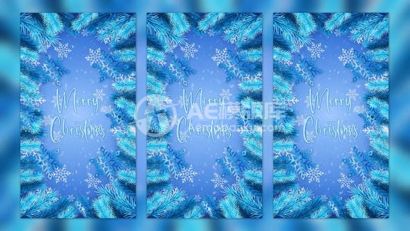 29981新年快乐祝福竖屏 AE模版