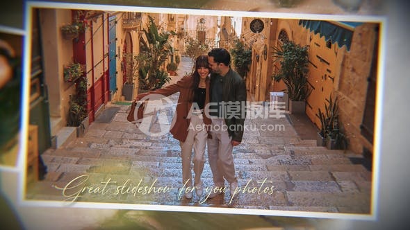 29986照片幻灯片 – 动态墨水幻灯片 AE模版