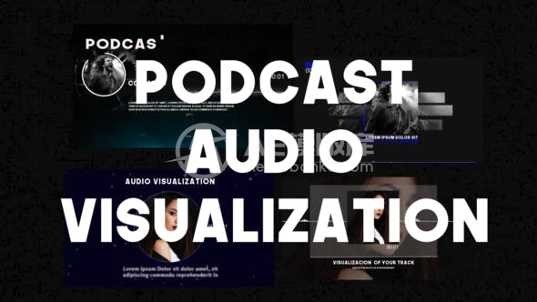 30013播客音频可视化模板