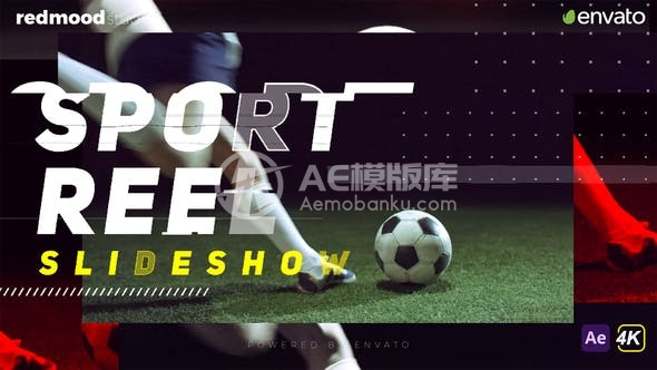 30032运动演示幻灯片AE模板