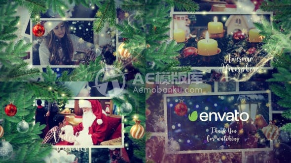 30052圣诞节幻灯片影集(AE模版)