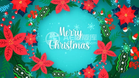 30058圣诞祝福 AE模版