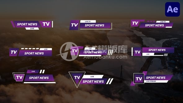 30061体育新闻标题 | After Effects模板