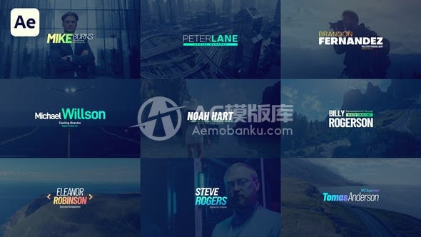 30067字幕或主题板 AE模版