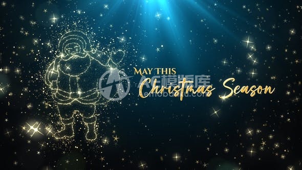 30091圣诞季节问候 AE模版