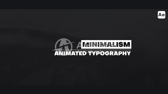 30092极简标题 —— AE模版