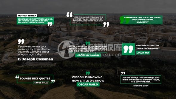 30121名言引用标题 AE模版

1. “Embrace the Journey” – 拥抱旅程
2. “Unlock Your Potential” – 开启潜力
3. “The Power of Dreams” – 梦想的力量
4. “Find Your Inner Strength” – 寻找内在的力量
5. “Rise Above the Challenges” – 超越挑战
6. “Embrace Your True Self” – 拥抱真实的自己
7. “Unleash Your Creativity” -释放创造力
8. “Embrace Change and Grow” – 拥抱变革与成长
9. “Believe in Yourself” – 相信自己
10. “Begin Your Adventure” – 开始你的冒险之旅