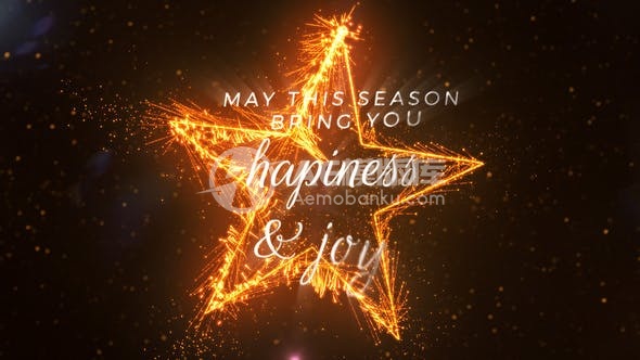 30133圣诞魔法标题动画AE模版