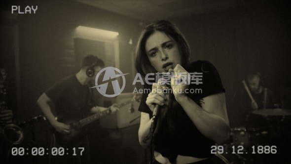 30157老电影开场简介AE模版