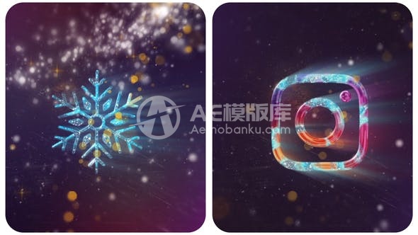 30167圣诞节Logo揭露 AE模版