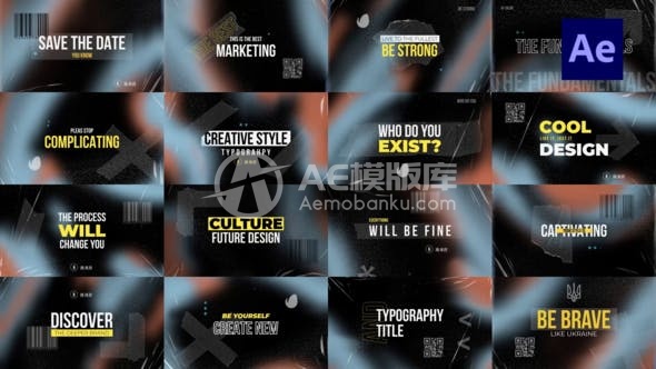 30173片头字幕AE模版