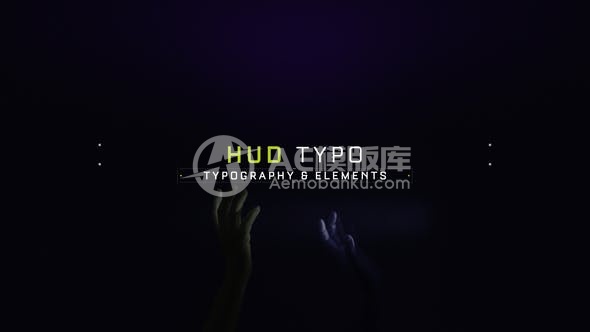 30230HUD排版与元素 AE模版