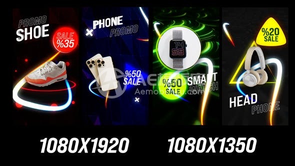 30239社交销售推广包 AE模版