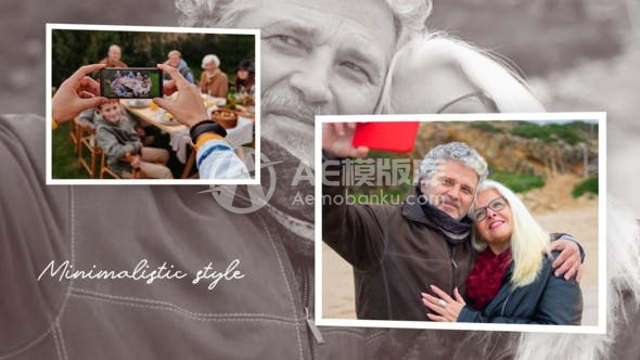 30249纪念照片幻灯片展示 AE模版