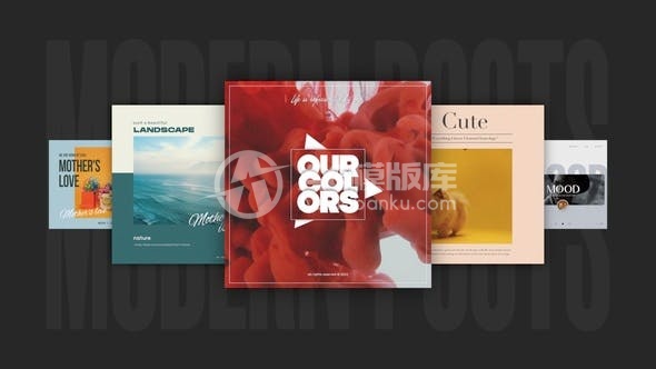 30272现代潮流 | AE模版