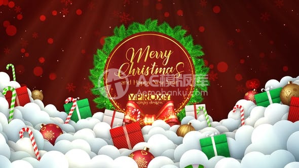 30286圣诞祝福 AE模版