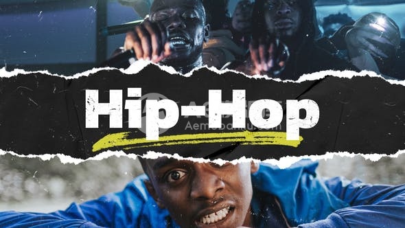 30288都市街头说唱引子 AE模版