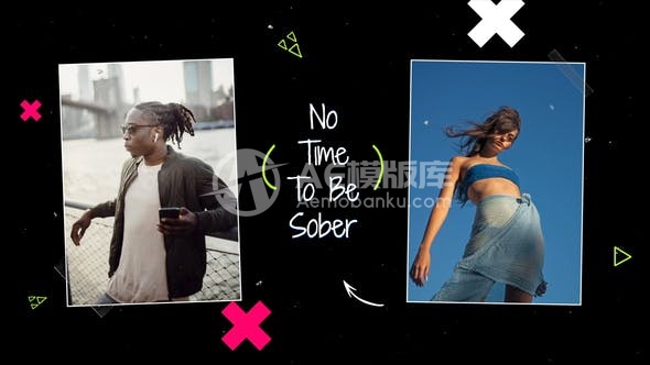 30292愉快的都市幻灯片 4K | Adobe After Effects AE模版