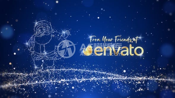 30300圣诞问候开场版AE模板