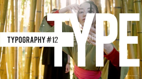 30332旅行排版开场动画 AE模板