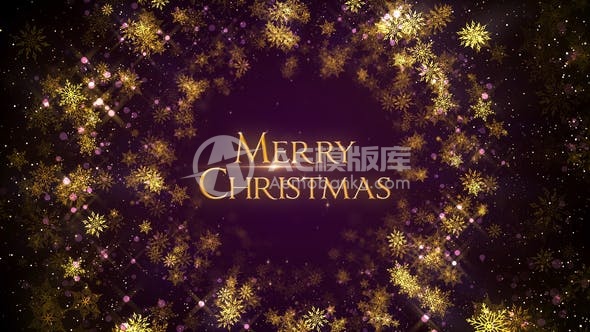 30348圣诞节问候 AE模版