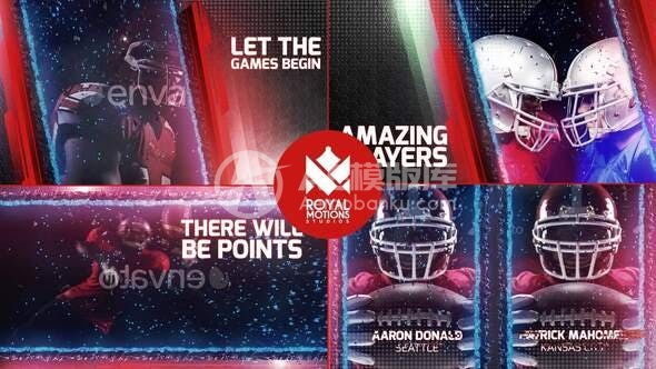 30365美式橄榄球 AE模版