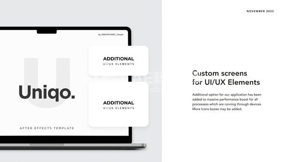 30370Uniqo – 网站推广 AE模版