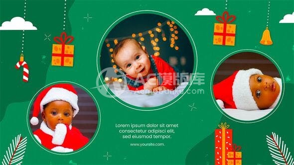 30386圣诞节幻灯片 AE模版