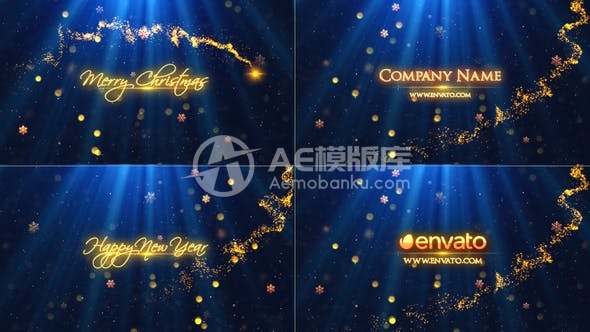 30399圣诞祝福标题AE模版