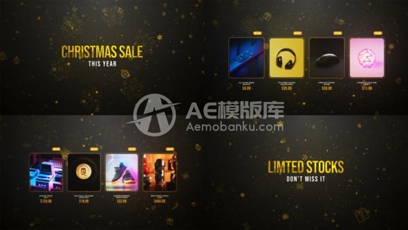 30400圣诞促销 AE模版