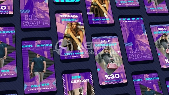 30408时尚故事 AE模版