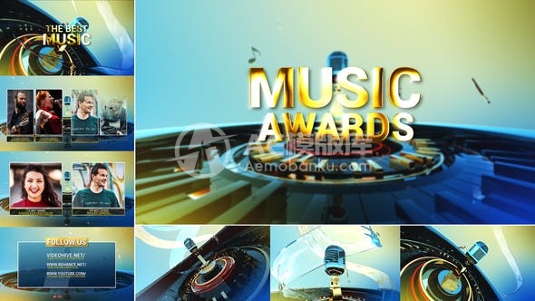 30413音乐奖项AE模版