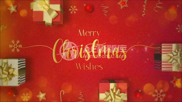 30416新年祝福 I 圣诞简介 AE模版