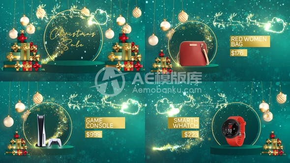 30417圣诞促销宣传视频AE模版