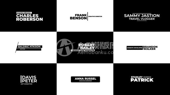 30433下三分之一  |  After Effects AE模版