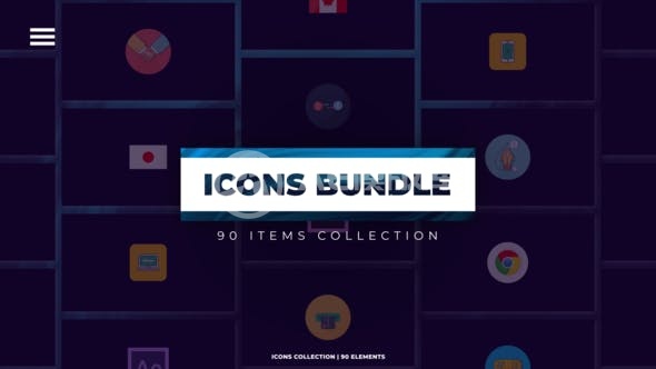 30461图标合集 AE模版