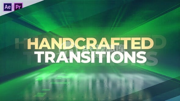 30474手工制作的过渡效果 AE模版