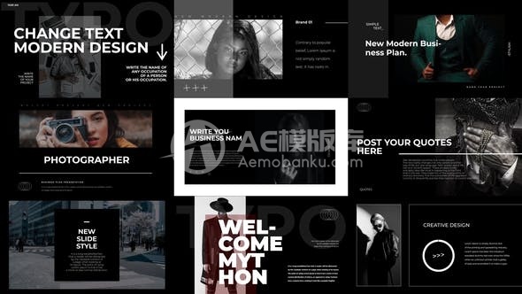 30475滑动排版 1.0 | 后效制作模版