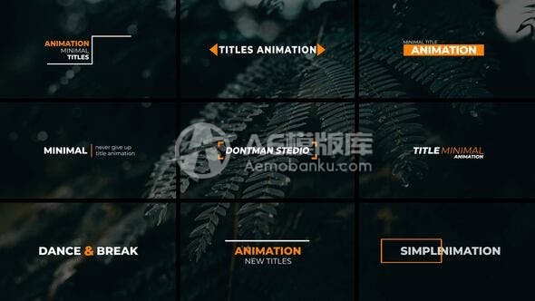 30478简约标题 2.0 | Adobe After Effects AE模版