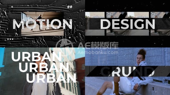 30480现代幻灯片模板AE模版