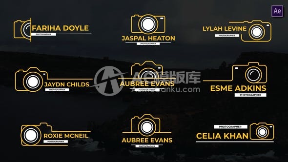 30506摄影标题 | Adobe After Effects AE模版