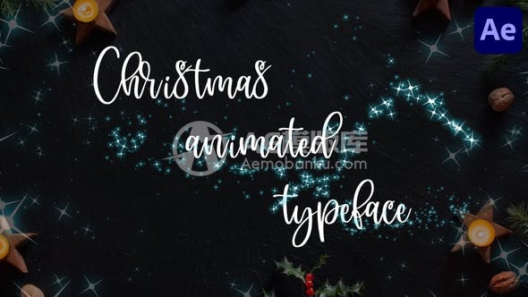 30524圣诞字母表 | After Effects AE模版