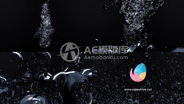 30530水泡logo揭示(AE模版)