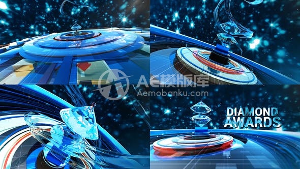 30532钻石奖颁奖典礼包装方案 AE模版